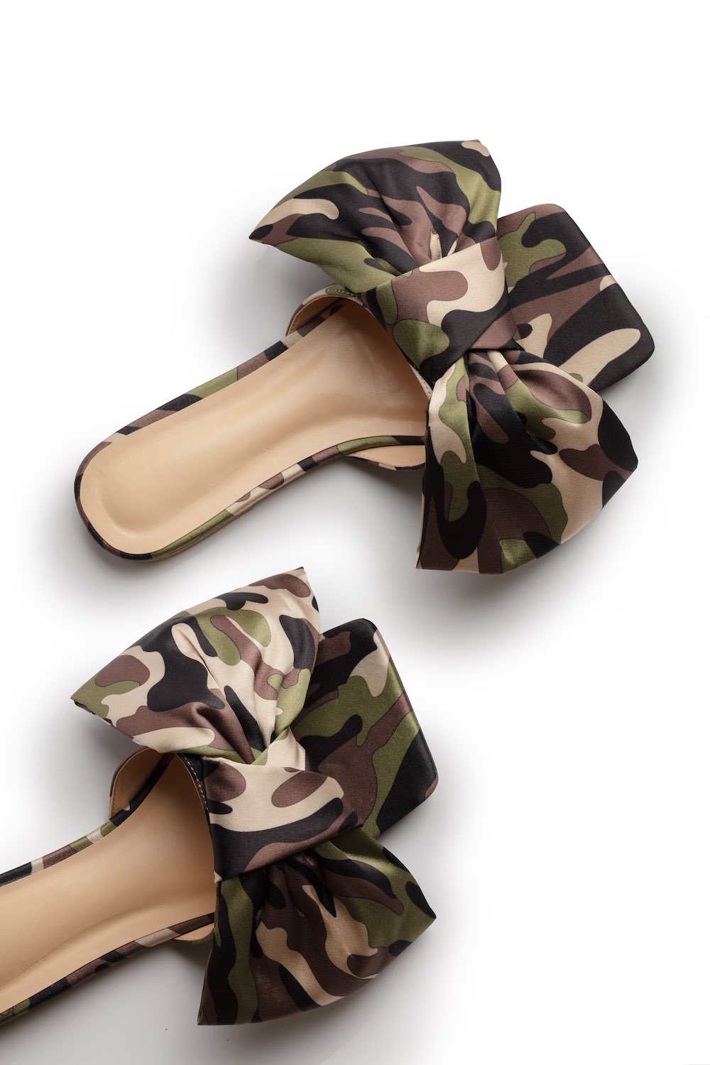 ICCONIC SLIDES CAMO SATIN