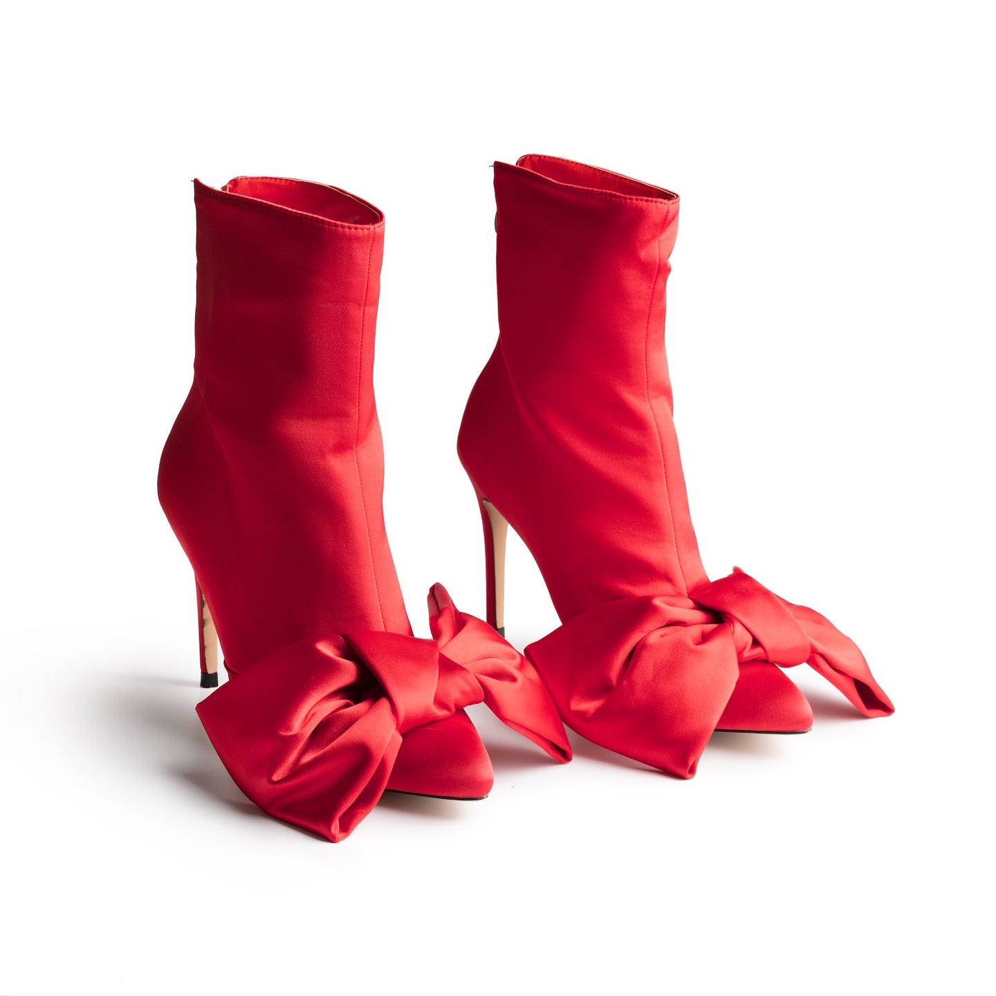 ICCONIC BOOT RED SATIN