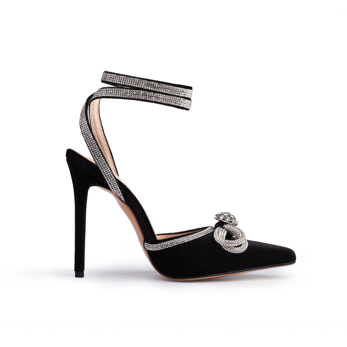 The Jessica Heel-Black Velvet