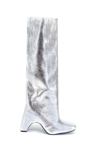 Metallic Wonder Boot-Silver