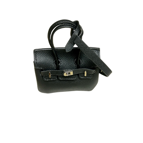 Mini Bag Charm-Black