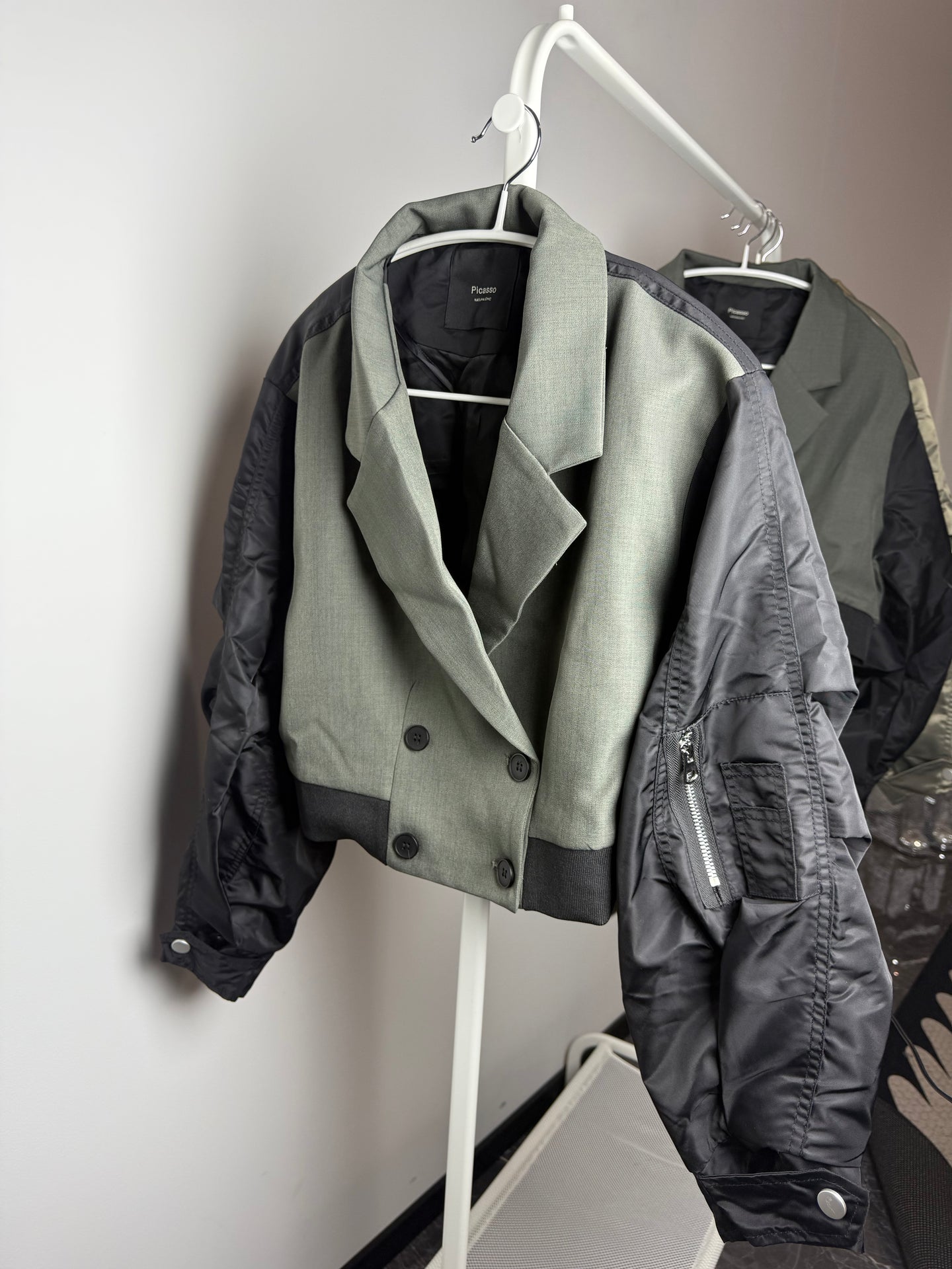 Office Flight Jacket-Black