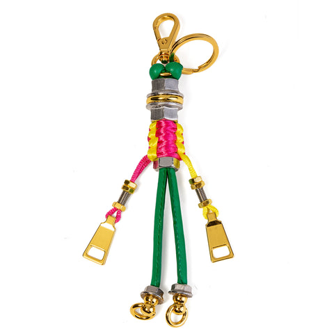 Zipper Screw Bag Charm