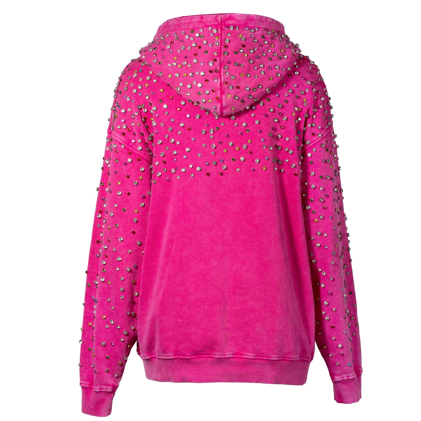 Galaxy Hoodie Reloaded-Pink (Multi Stones)