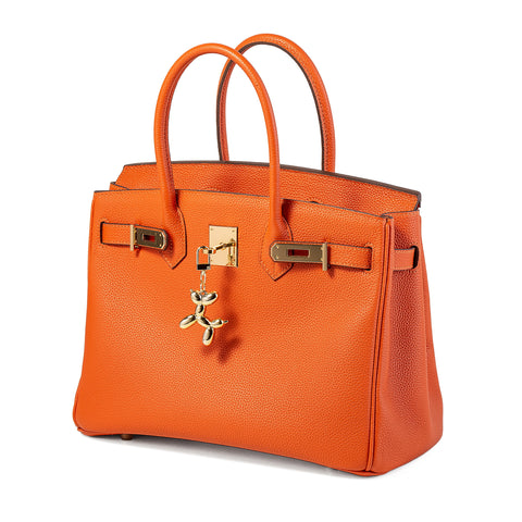Ballon Dog Handbag Charm-Gold