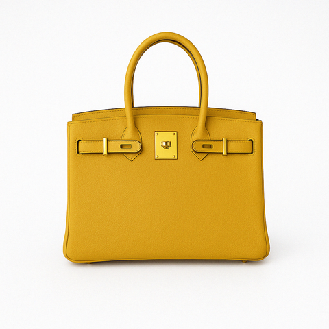 City Work Handbag-Yellow