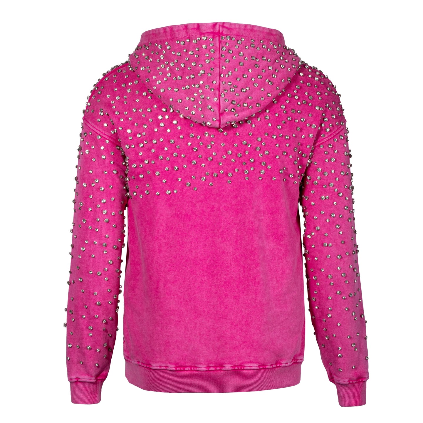 Galaxy Hoodie Reloaded-Pink  (Clear Stones)