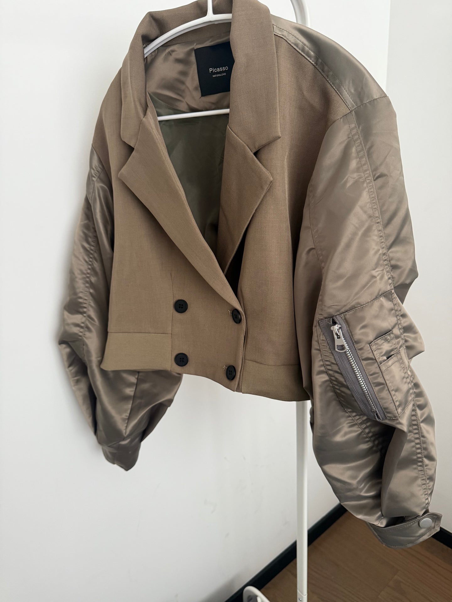 Office Jacket-Nude