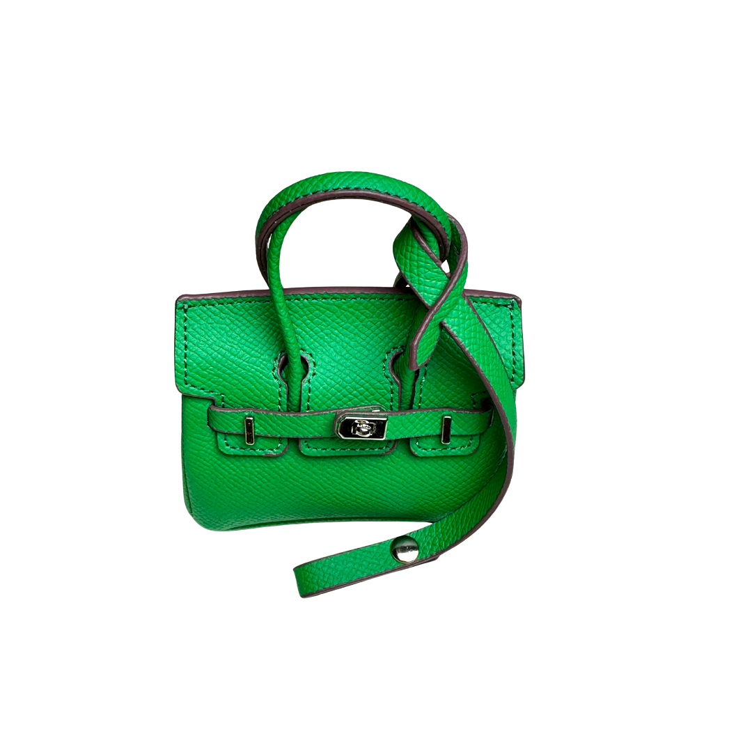 Mini Bag Charm-Green