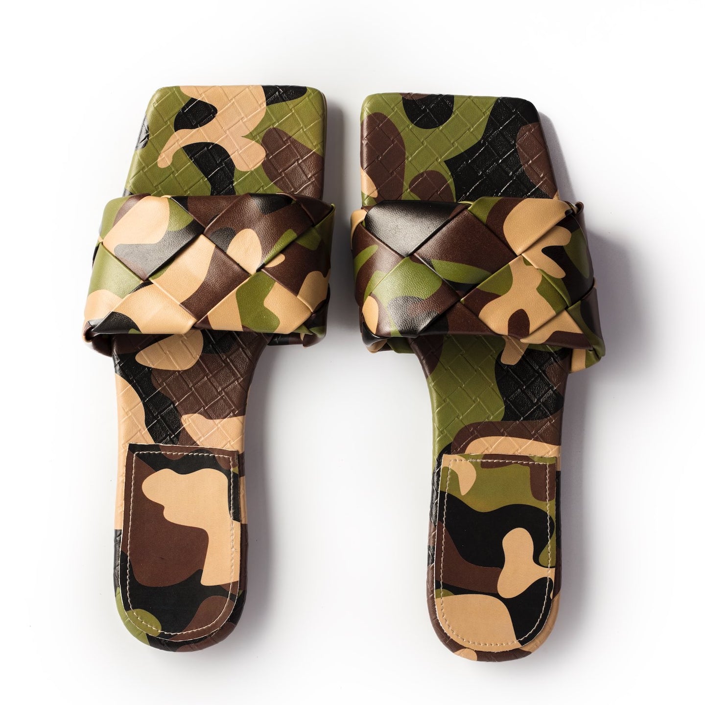 QUILTED SLIDES CAMO