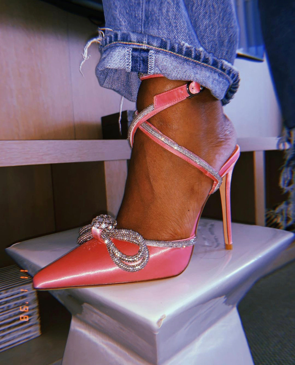 The Jessica Heel-pink